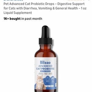 Blisso Advanced Cat Probiotic Liquid Supplement